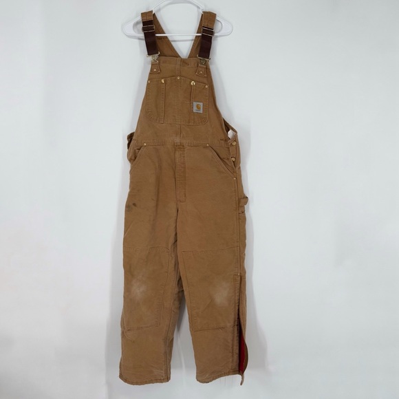 Vintage Carhartt Lined Overalls - Picture 1 of 6